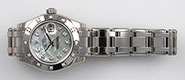 Ladies Rolex Oyster Perpetual DateJust PearlMaster 80319 - Factory Original Diamond MOP Mother Pearl Dial Diamond Bezel