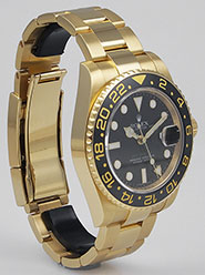 Rolex Oyster Perpetual GMT Master II 116718LN 18K Black Dial