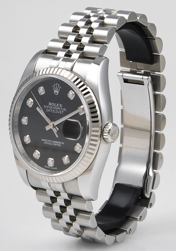 oyster perpetual datejust black face