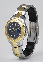 Ladies Rolex Oyster Perpetual Yacht-Master 169623 Dark Blue Dial