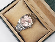 Rolex Oyster Perpetual DateJust 116234 - Pink Floral Motif Dial