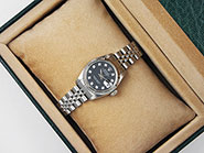 Rolex Oyster Perpetual DateJust 69174 - Gloss Black Factory Diamond Dial
