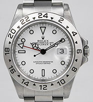 Rolex Oyster Perpetual Explorer II White Polar Dial 16570