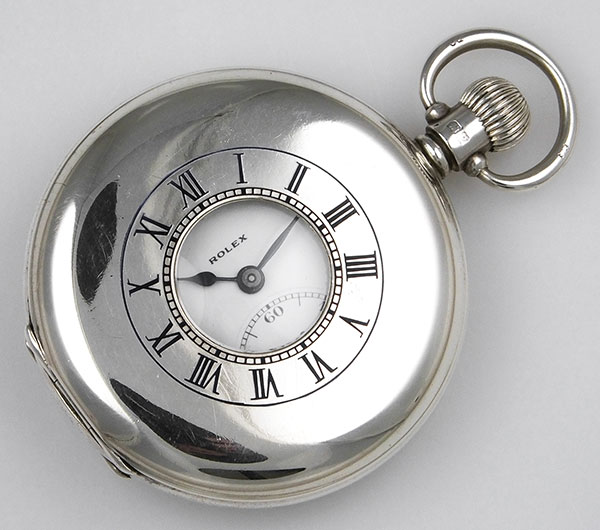 real silver pocket watch