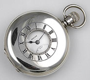 Rolex Silver Pocket Watch Pocketwatch Demi-Hunter