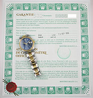 Rolex Oyster Perpetual Date 15223 - Dark Blue Gilt Dial