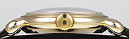 9K 9ct Jaeger LeCoultre Yellow Gold - White Sub-Seconds Dial