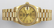 Mid Rolex Oyster Perpetual DateJust 68278 - Original Champagne Dial