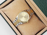 Rolex Oyster Perpetual DateJust 14233 - Metallic Champagne Dial