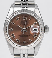 Ladies Rolex Oyster Perpetual DateJust 69174 - Copper Dial
