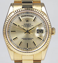 Rolex Oyster Perpetual Day-Date 118238 - Champagne Dial