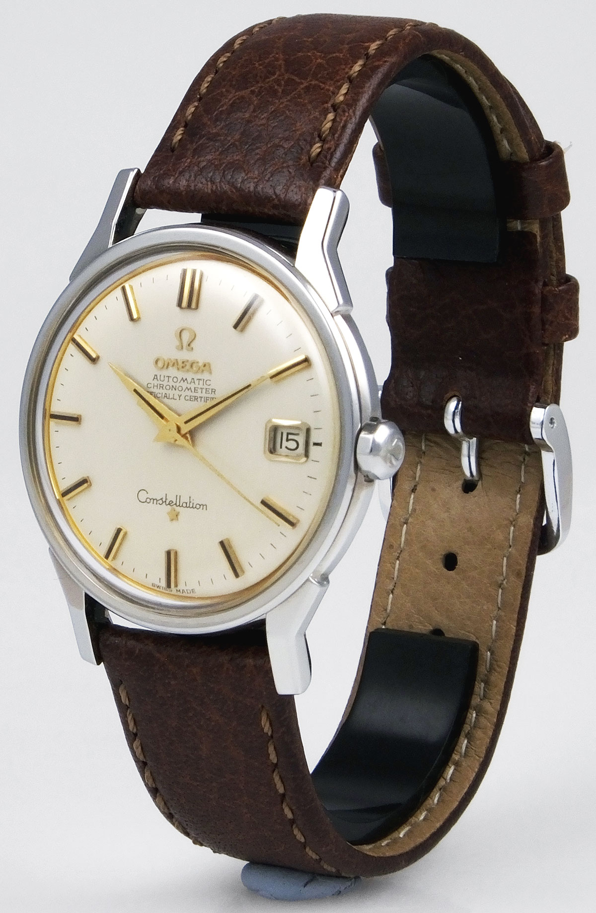 Omega Constellation in Stainless Steel Calibre 561 - Original White ...