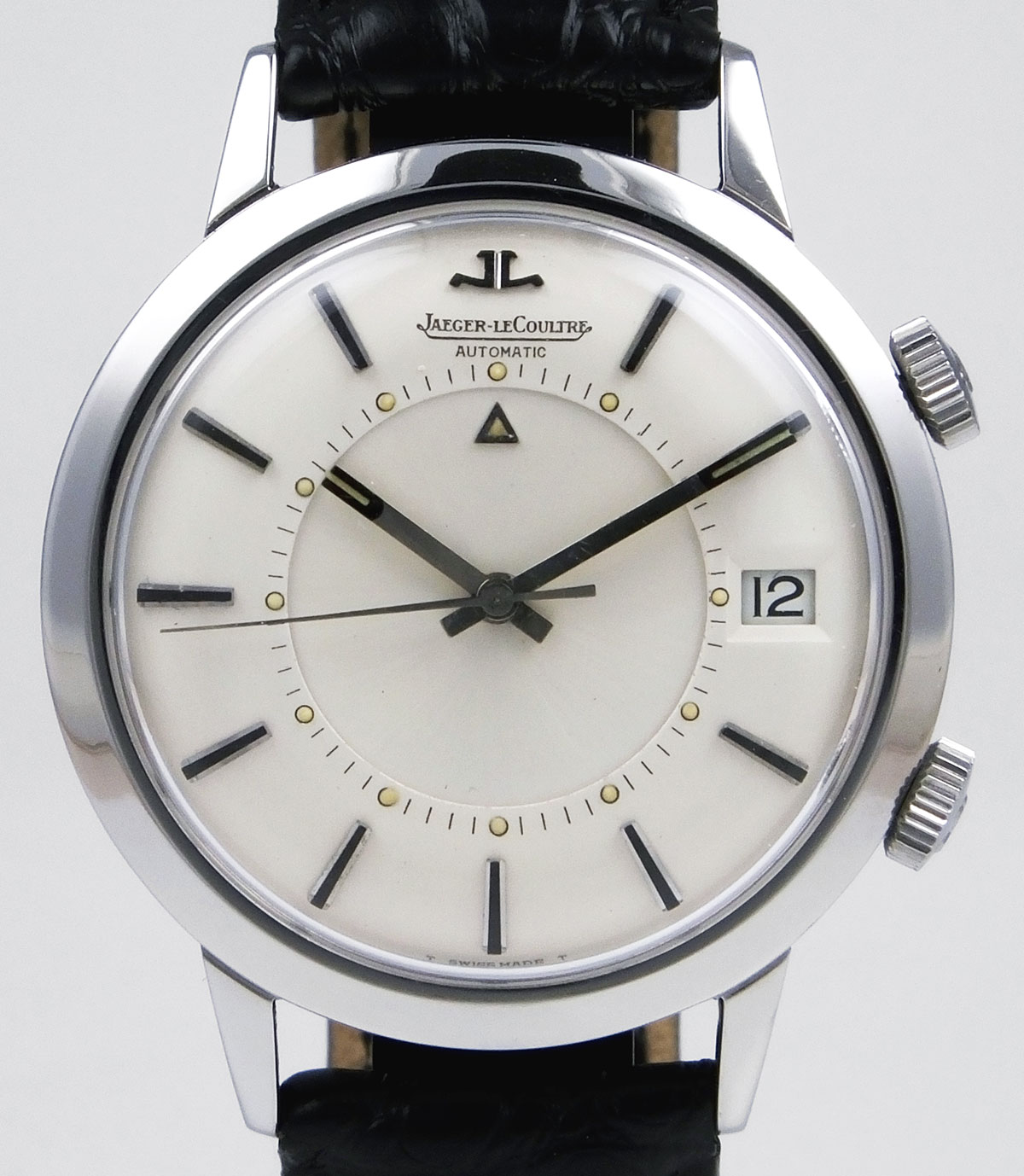 Jaeger LeCoultre Memovox Automatic With Date Stainless Steel - Silver ...