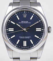 Rolex Oyster Perpetual 41mm - Dark Blue Dial 124300