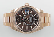 Rolex Oyster Perpetual Sky-Dweller 18K Everose (Pink) Gold 326935 - Chocolate Dial