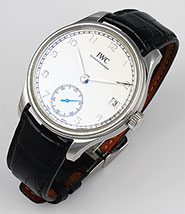IWC Portuguese Portugieser 8 Day Stainless Steel IW510203 - White Dial