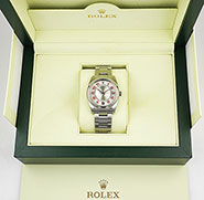 Rolex Oyster Perpetual Air-King Silver Concentric Dial 114200