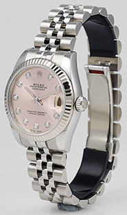 Mid Rolex Oyster Perpetual DateJust 178274 - White Factory MOP Mother-of-Pearl Dial