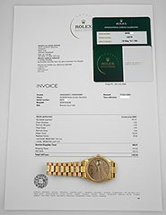 36mm Rolex Oyster Perpetual Day-Date 118238 - Silver Dial