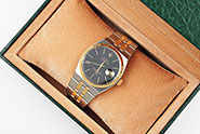 Rolex OysterQuartz 18K/SS 17013 - Original Black Dial