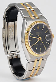 Rolex OysterQuartz 18K/SS 17013 - Original Black Dial