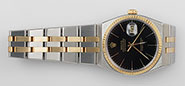 Rolex OysterQuartz 18K/SS 17013 - Original Black Dial